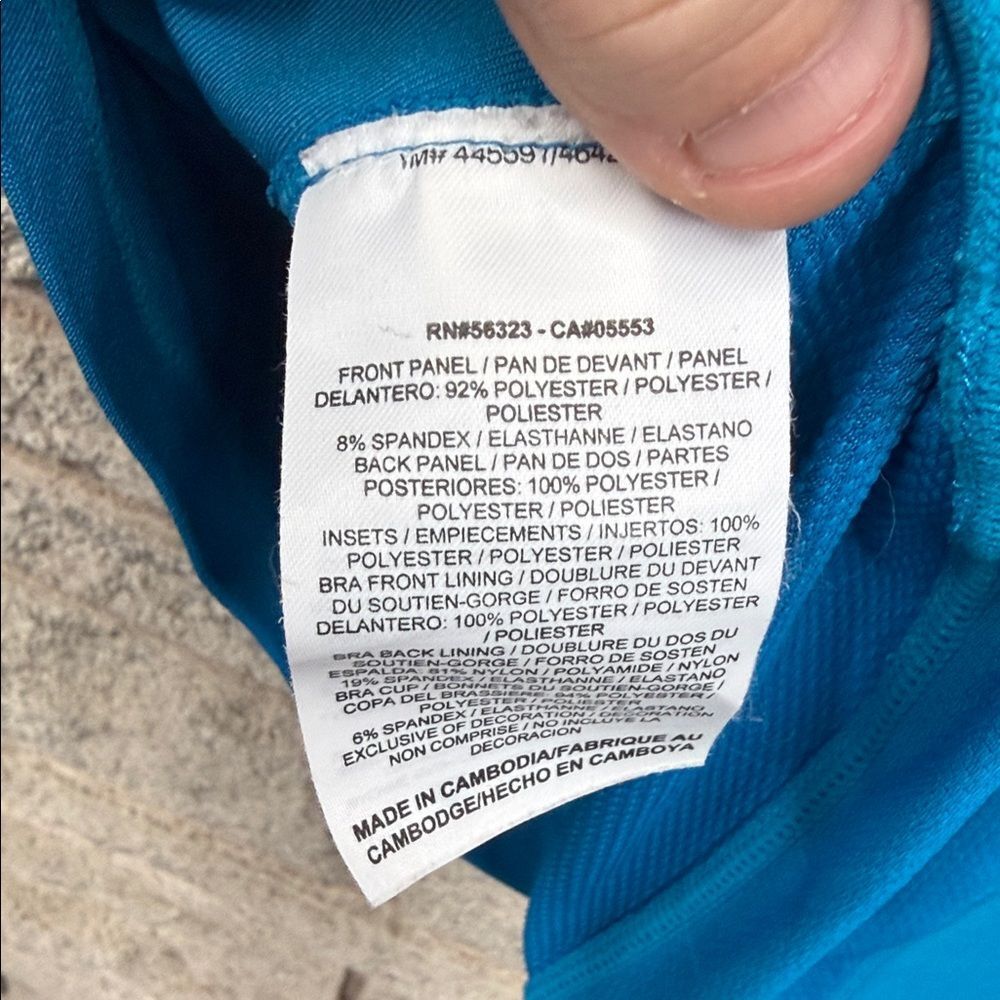Nike Vibrant Blue Racerback Tank - Picture 4 of 5